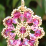 Crystal Rosette Pendant