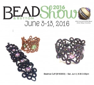 Beatrice Cuff class at the Bead & Button Show 2016